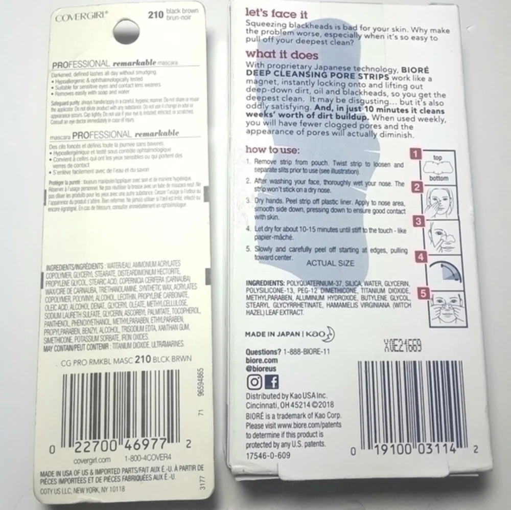 Covergirl Professional & Biore The Original Bundle